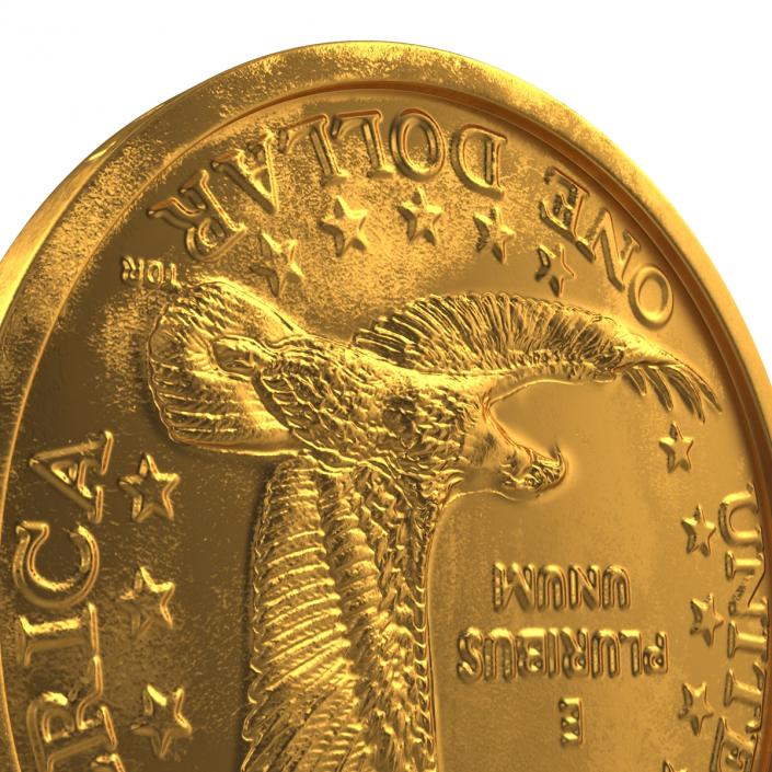 US Sacagawea Dollar 3D model