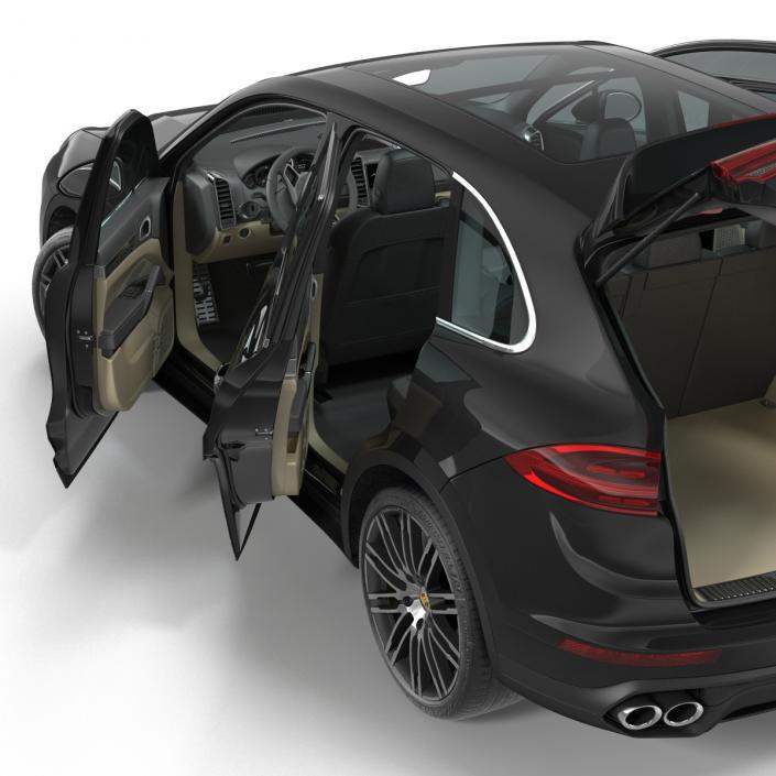 3D model Porsche Cayenne Turbo S 2015 Rigged