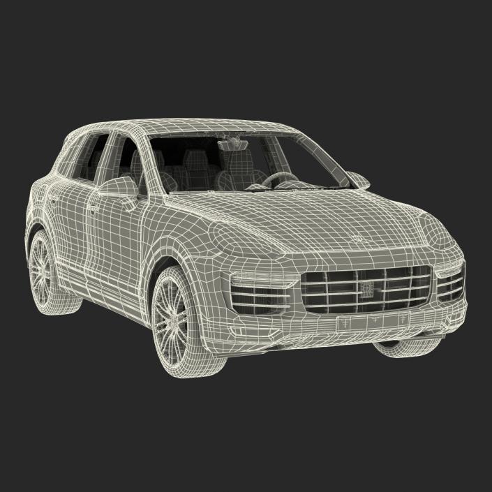 3D Porsche Cayenne Turbo S 2015 model