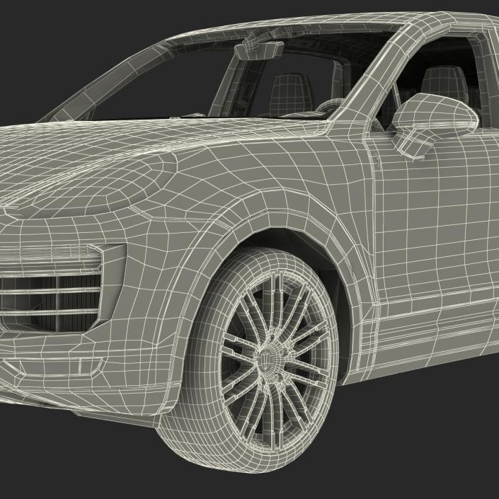 3D Porsche Cayenne Turbo S 2015 model