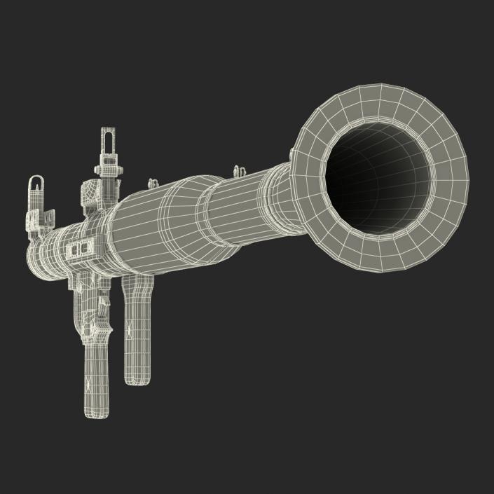 3D Portable Grenade Launcher RPG-7