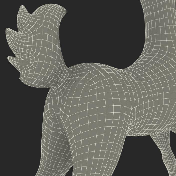 Cartoon Deer Rigged 3D model