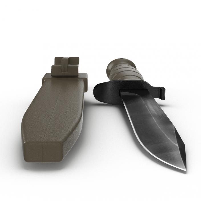 Military Field Knife 3D Models Set 3D model