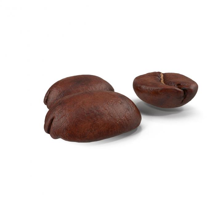 Roasted Coffee Bean 3D model