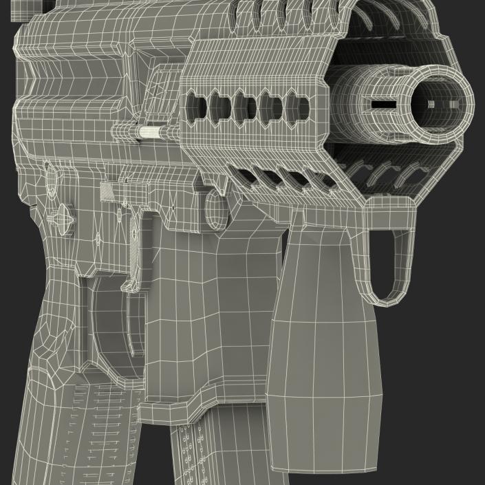 3D Machine Pistol Sig Sauer MPX model