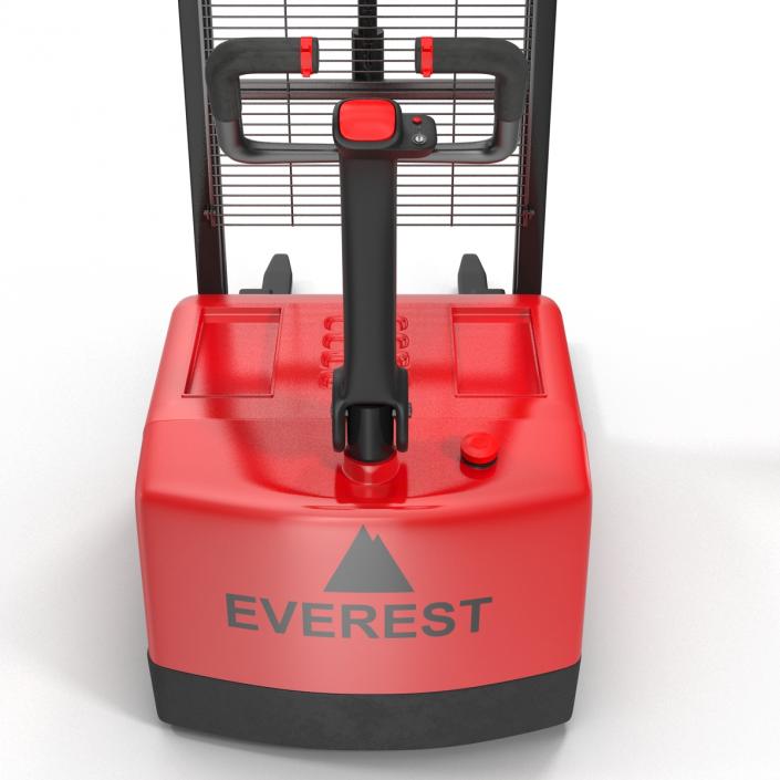 Electric Walkie Stacker Red 3D