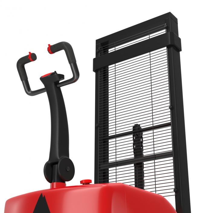 Electric Walkie Stacker Red 3D