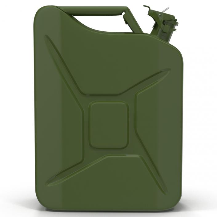 3D Jerry Can Metal Gas Can model