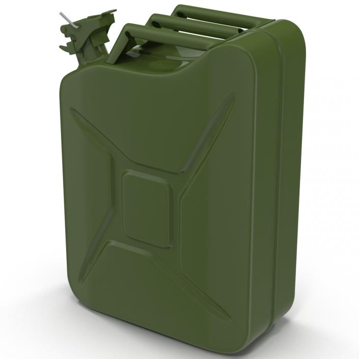 3D Jerry Can Metal Gas Can model