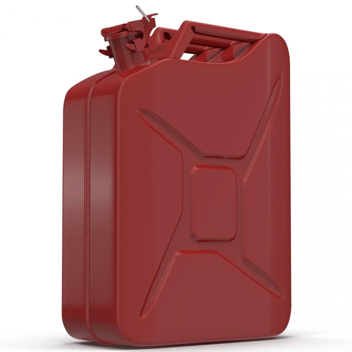 3D Gas Can Red