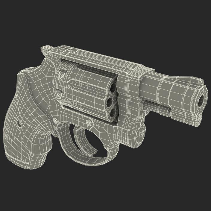 3D model Revolver Smith and Wesson