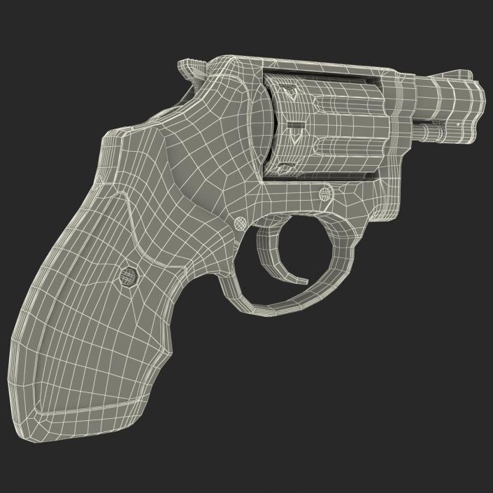 3D model Revolver Smith and Wesson