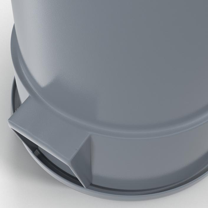 Plastic Garbage Can 3D model