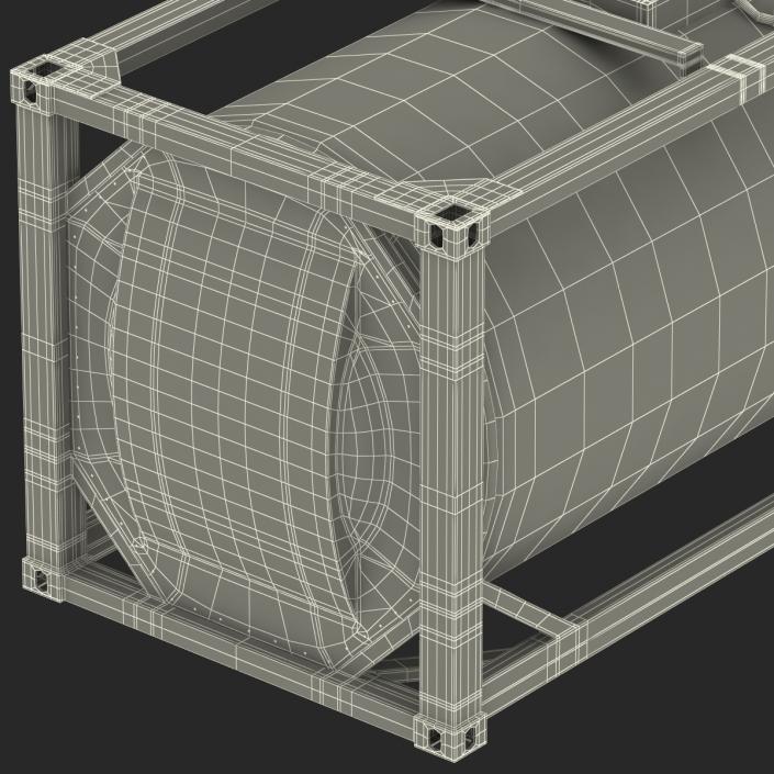3D ISO Tank Container model