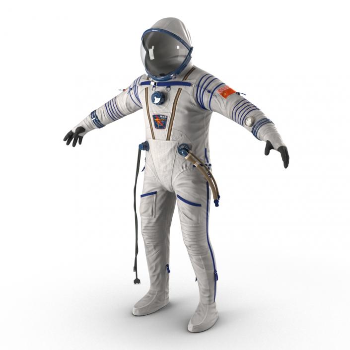 3D model Russian Space Suit Sokol KV2 Rigged
