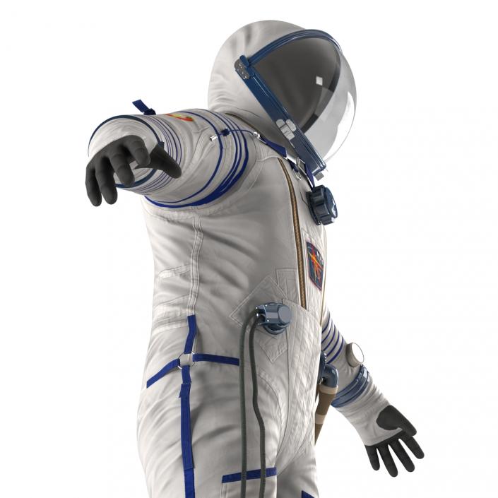 3D model Russian Space Suit Sokol KV2 Rigged