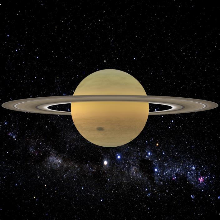 3D Planet Saturn model
