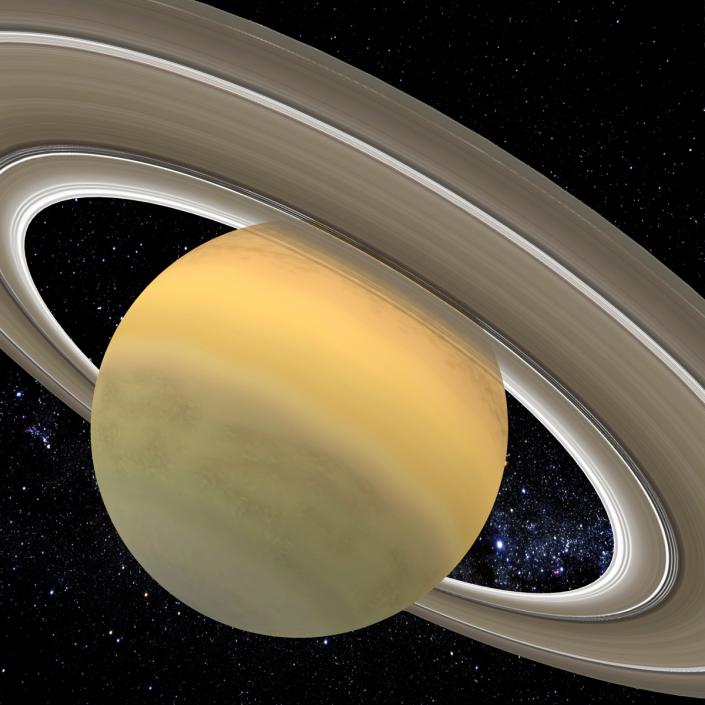 3D Planet Saturn model