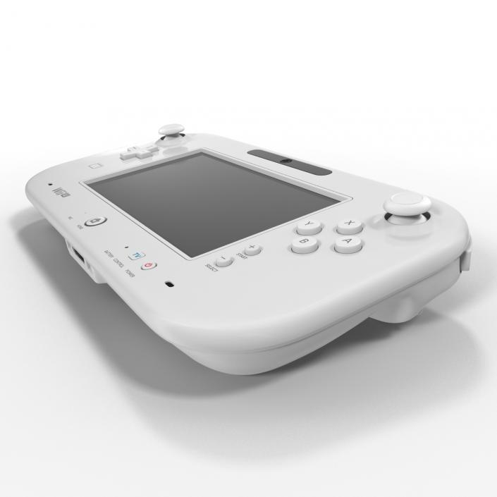 Nintendo Wii U Set White 3D model
