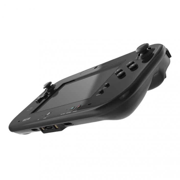 Nintendo Wii U Set Black 3D model