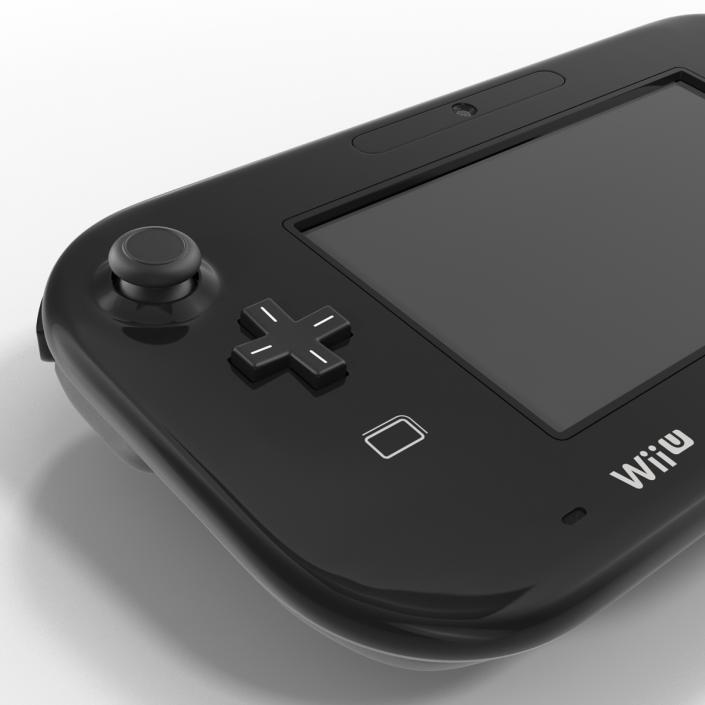 Nintendo Wii U Set Black 3D model