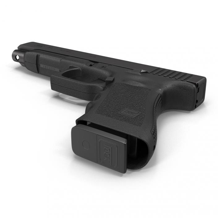 3D Competition Pistol Glock 34 Black model