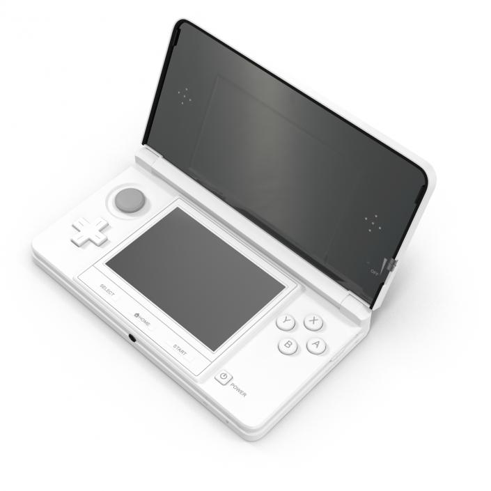 3D Nintendo 3DS White model