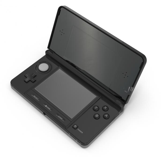 3D Nintendo 3DS Black model