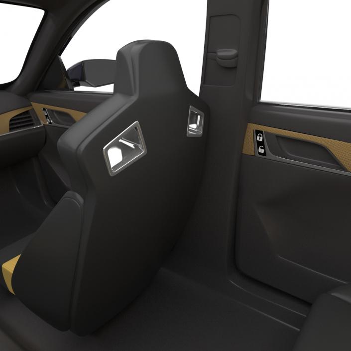 3D model Cadillac CTS V 2016 Simple Interior