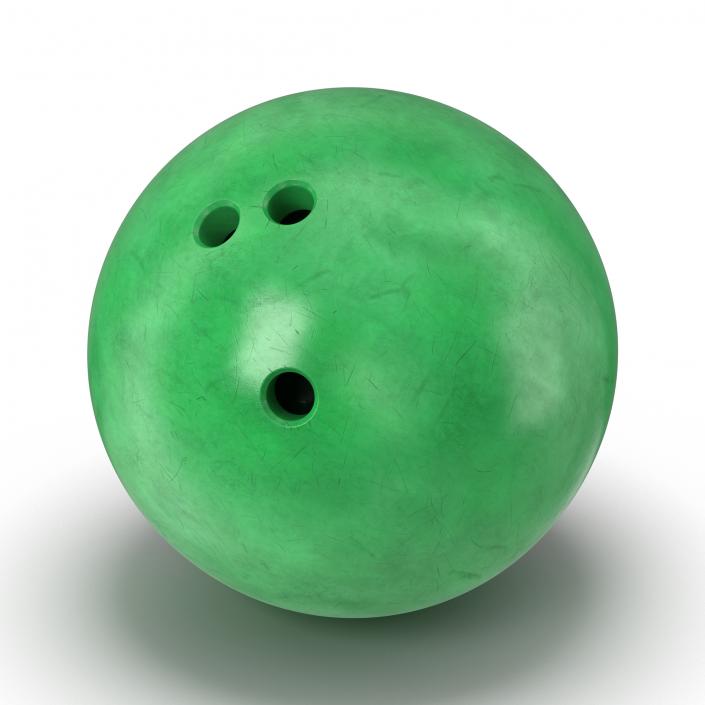 3D Bowling Ball Green model