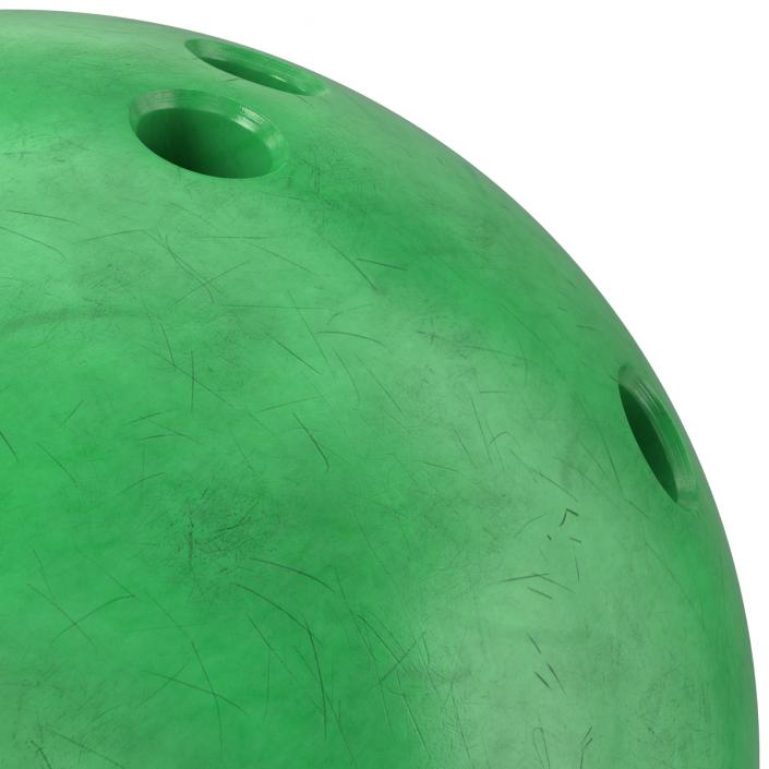 3D Bowling Ball Green model
