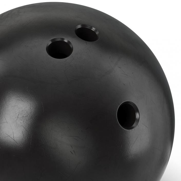 3D Bowling Ball Black model