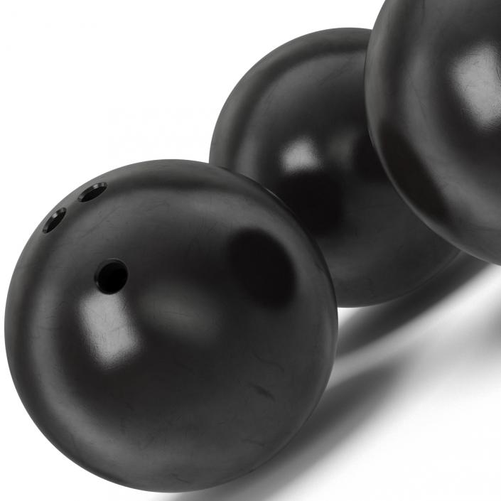 3D Bowling Ball Black model