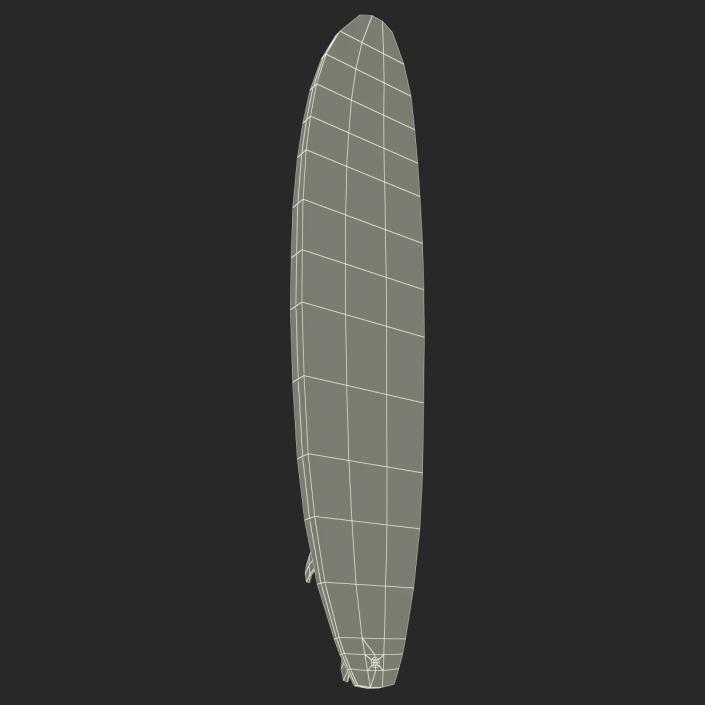 Surfboard Longboard 3D model