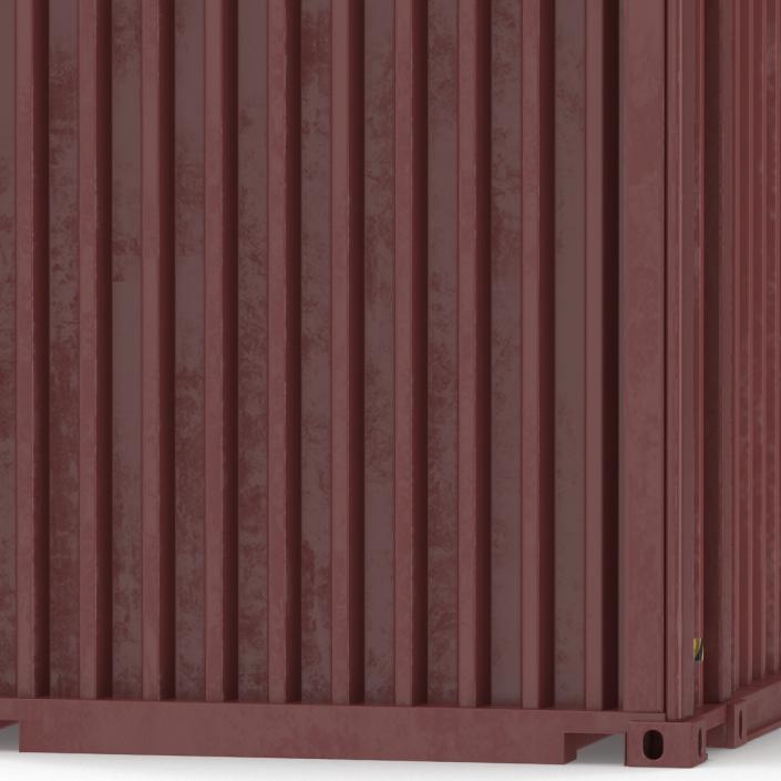 45 ft High Cube Container Red 3D model