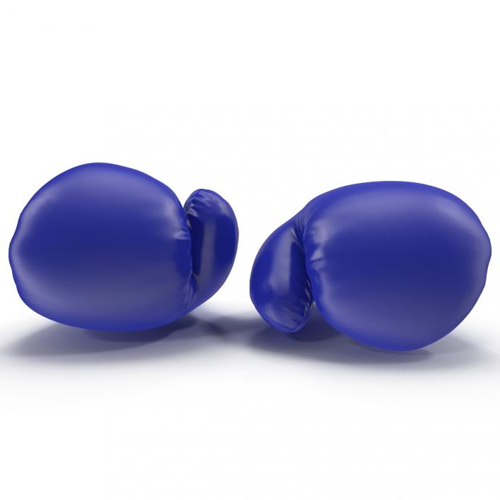 3D Boxing Gloves Blue model