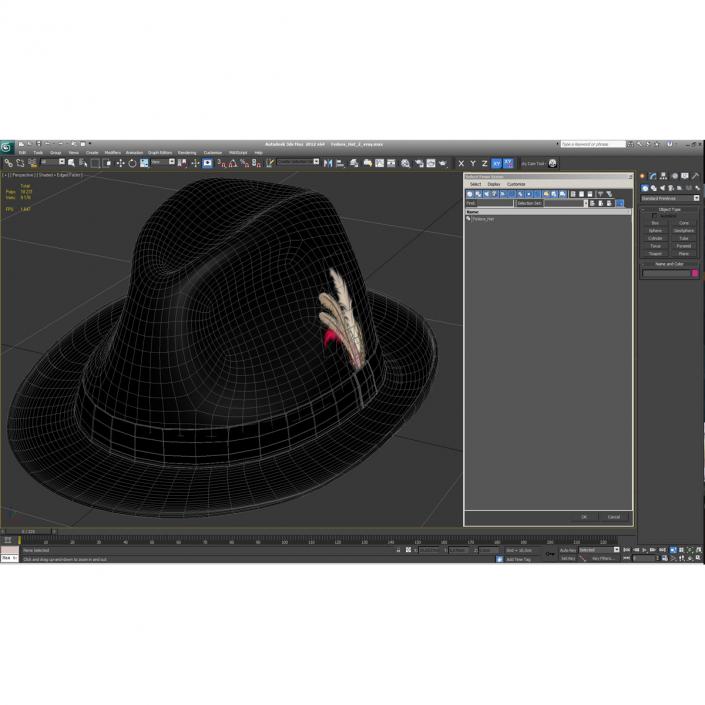 Fedora Hat 2 3D