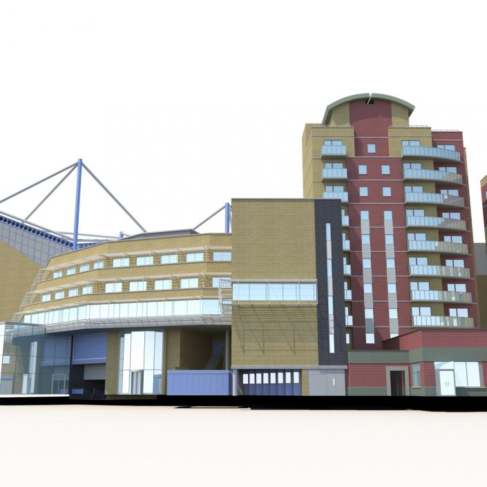 3D Stamford Bridge Stadium model