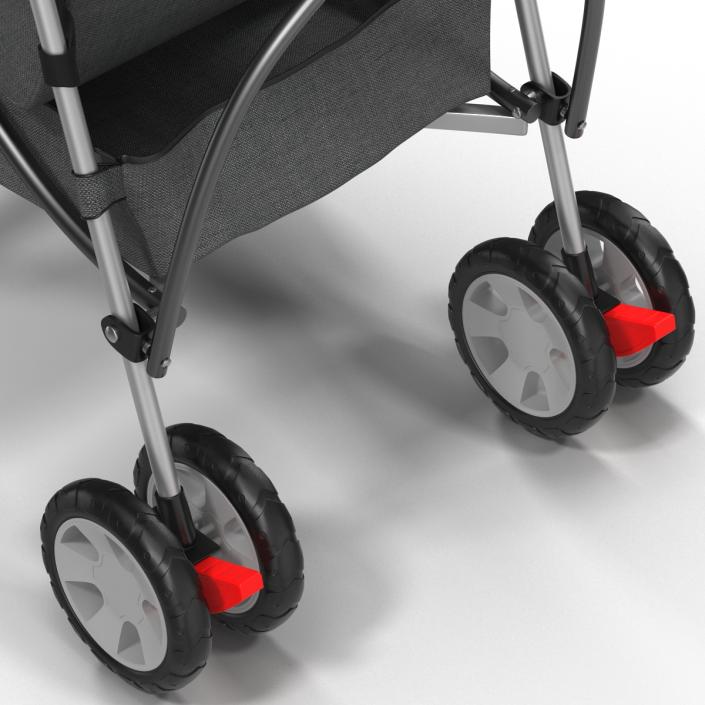 3D Baby Stroller model