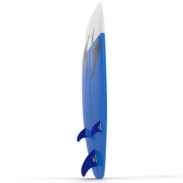 3D Surfboard Longboard 3D Models Set model