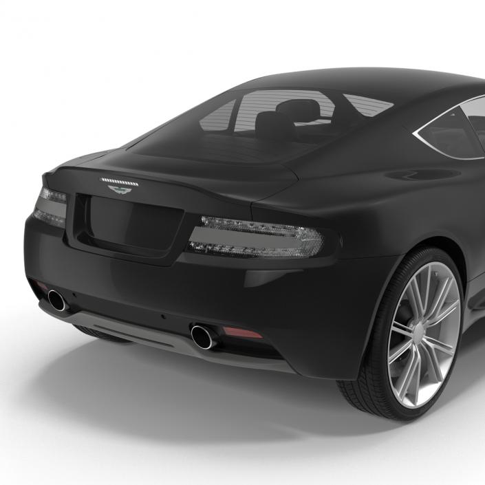 Aston Martin DB9 2014 Simple Interior 3D
