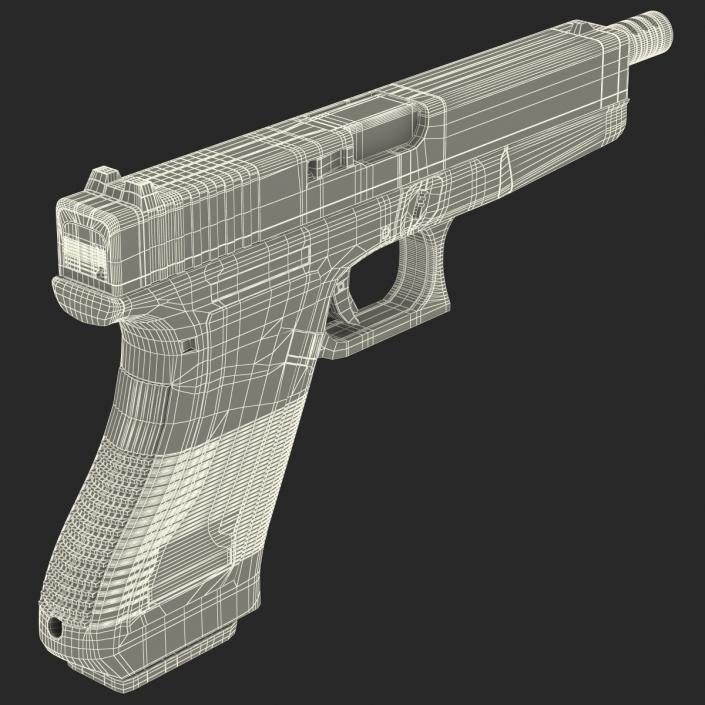 3D model Automatic Pistol Glock 18
