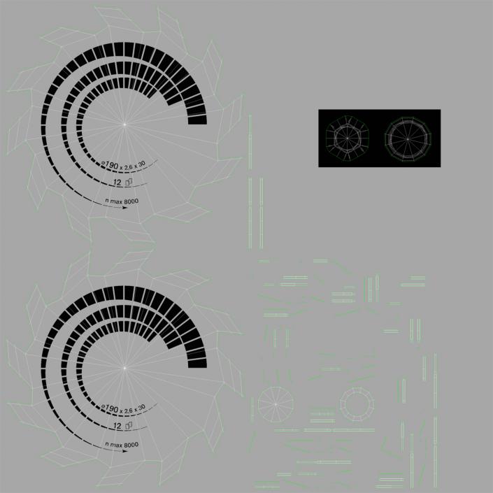 Circular Saw Black and Decker 3D model