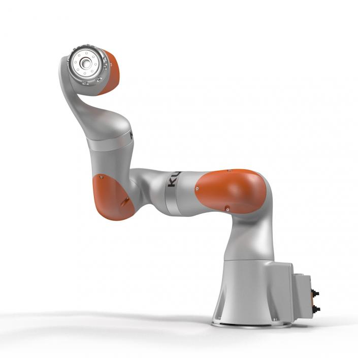 3D Kuka Robot LBR IIWA 7 R800 Rigged model