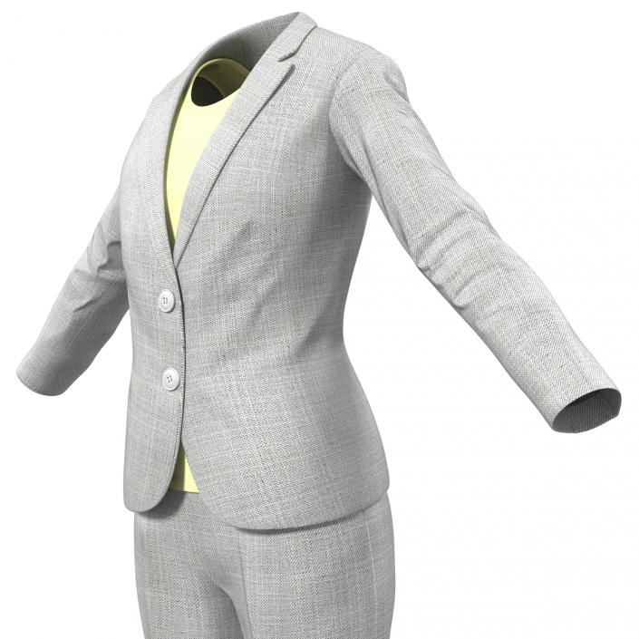 Women Workwear Suit 3D model