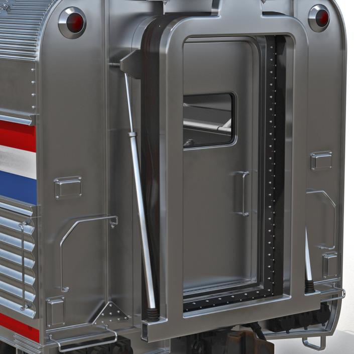 Railroad Amtrak Baggage Car 2 3D model