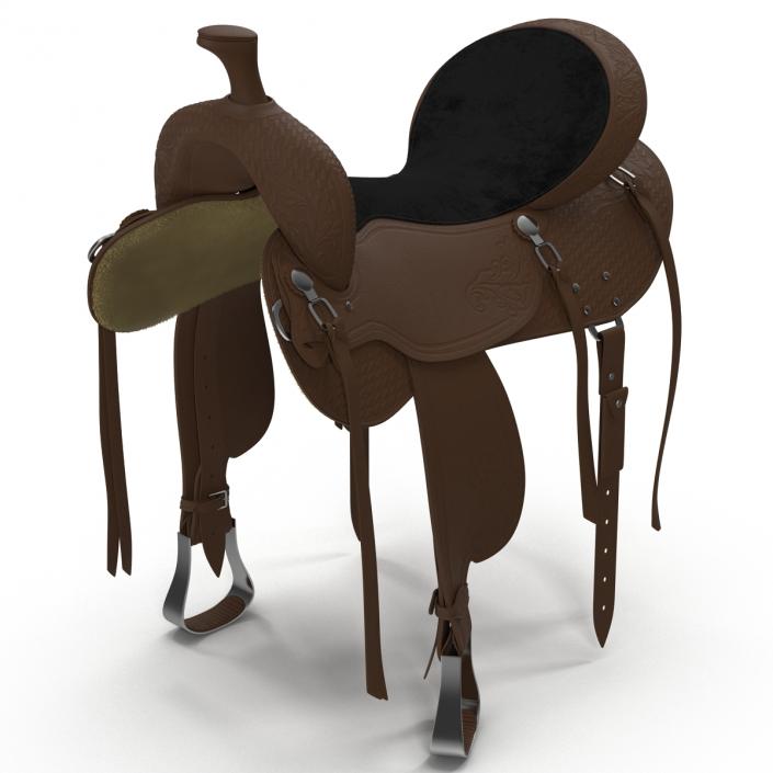 3D model Saddle 4