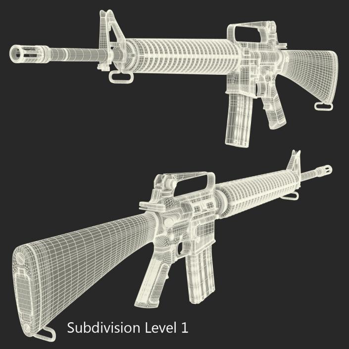 3D Rifle M16A2
