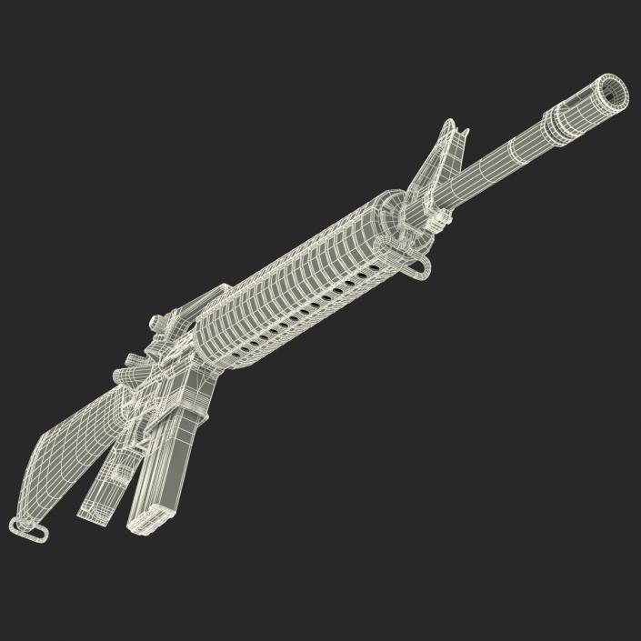 3D Assault Rifle Generic 2 model