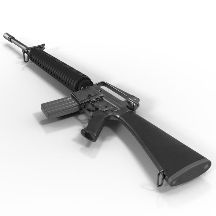 Assault Rifle M16 3D
